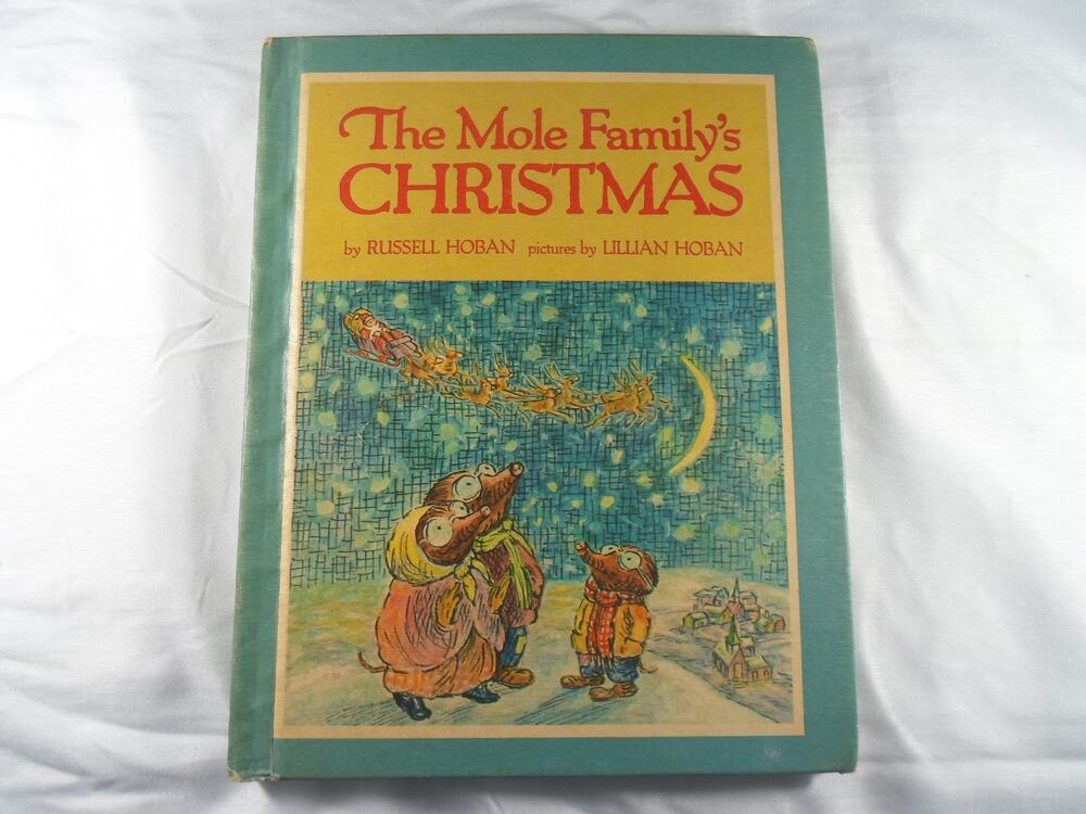 The Mole Family's Christmas by Russell Hoban Vintage 1969 HC Picture Book